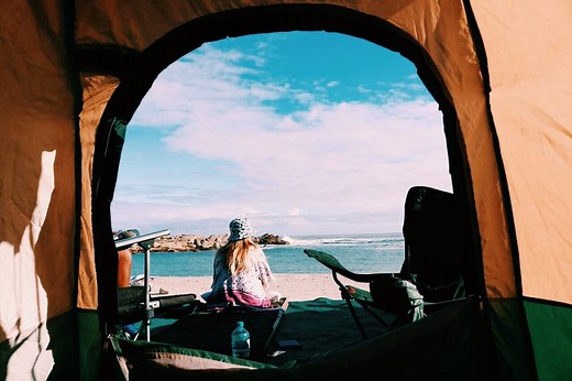 Camping in Tietiesbaai - The Happy Traveller