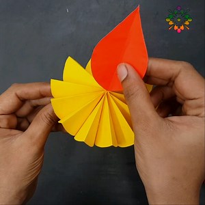166K views · 3K reactions | Home decoration Idea for Diwali || Easy Paper craft for Diwali | Arts&Crafts | Facebook