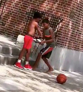 2.5M views · 73K reactions | He saw a kid hooping without shoes and ran inside to give him a pair of his own!  | Basketball Forever | Facebook