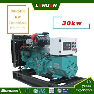 [Hot Item] 2025 30kw 100kw 150kw 300kw 350kw 400kw Gas Generator CE ISO Approved ATS Control System Biomass Gas Generator