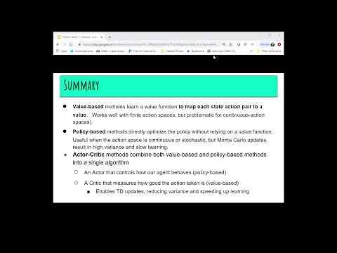 An Introduction to Actor-Critic Deep RL Algorithms