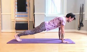 A #purplepower #pilatesmat flow for #workoutwednesday from @abe_ahern! He’s got a NEW weekly #bootcamp class every Wednesday at 7:45pm 💪💪 55-minutes of #matwork that blends Fuse moves with #calisthenics at a pace designed to boost your #cardio capacity. Join him for the first session of the year TONIGHT! #pilatesbootcamp #pilatesfit #fusehardcore | Fuse Pilates
