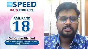 9.7K views | DM Pulmonary Medicine and Critical Care, 18th Rank AML,...