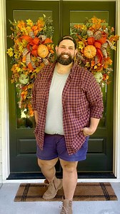 Putting together a festive fall swag for my front door with these gorgeous stems from Brian Lane Designs LLC! 🍂✨ The perfect touch to welcome the season. #FallVibes #fall #fallwreath #falldecor #garden #autumn2025 #autumn #autumncolors #plants #fallporchdecor #fallporch #porch #porchdecor #fall2025 | Johnny Krause