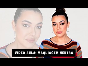 VÍDEO AULA DE AUTO MAQUIAGEM NEUTRA (sem delineador e postiços) 2022 | Jé Roese