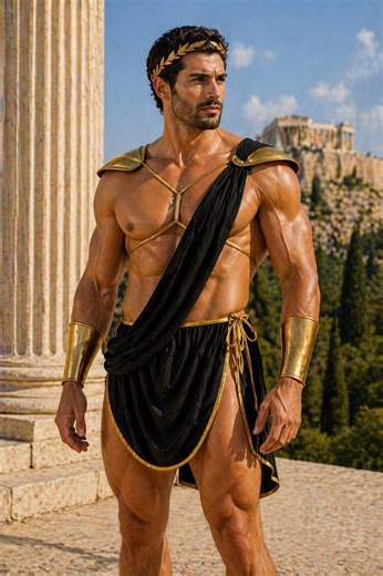 Mens Greek God Costume Open Side Toga, Adjustable Loincloth Wrap, Roman Warrior Outfit, Zeus Apollo Bacchus Festival Photoshoot Outfit - Etsy