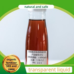 [Hot Item] Liquid Amino Acid Crop Fertilizer 30% Material for Base Flush Chase Compound Fertilizer