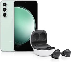 SAMSUNG Galaxy S23 FE Cell Phone (Mint) + $49.99 Buds FE (Graphite) 256GB Unlocked Android Smartphone w/ Long Battery Life and True Wireless Bluetooth Earbuds w/ Wing Tip Design, US Version, 2023