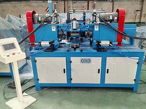 [Hot Item] Automatic Tube Feeding Swaging & Thread Rolling Machine Mosquito Net Pole Production