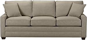 Ethan Allen Bennett Track-Arm Sofa, 86" Sofa, Palmer Fog Chenille Fabric
