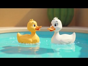 Rubber Duckie Bath Time Song 🛁 | Fun Bubble Bath Nursery Rhyme for Kids