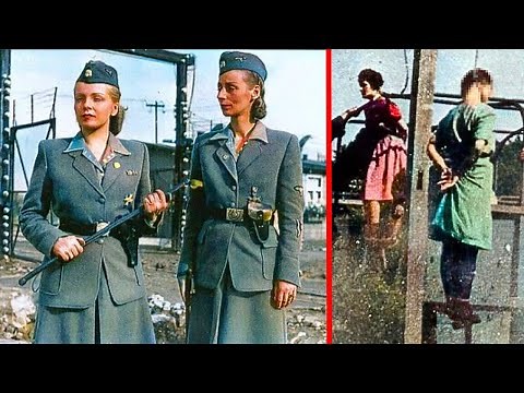 The Brutal EX3CUTION of the Female Guards of Dachau