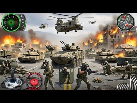Military Cargo Truck 3D - US Army Cargo Truck Transport Simulator - Android Gameplay