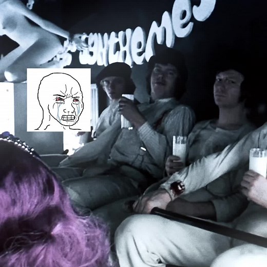 A Clockwork Orange Edit: Milk Bar Scene featuring Alex DeLarge and Team