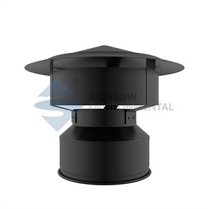 [Hot Item] 5 "Anti Down Draught Cowl Chimney Flue Rain Cap Stainless Steel Flue Pipe Cap Vent