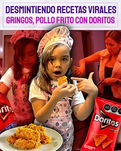 Desmintiendo recetas virales de gringos, Pollo frito con DORITOS🍗🍖🔥 Annita Morquecho | Ana Morquecho