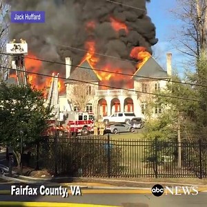 Firefighters say no injuries reported after family was evacuated from large house fire in Fairfax County, VA http://abcn.ws/2kzYk3t | ABC News
