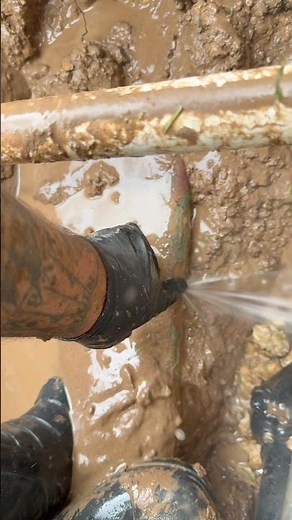 Underground Hot Water Leak Fixed Fast with Vevor Pro Press!