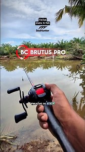 BRUTUS PRO BLACK Baitcasting Reel with Loud Drag Clicker 🎣👍 #indranfish #fishing #fishinglife