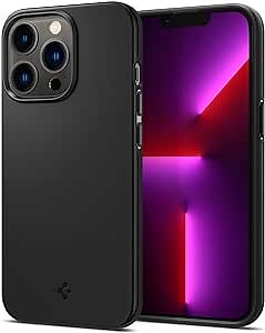 Spigen Thin Fit Designed for iPhone 13 Pro Case (2021) - Black