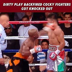32K views · 318 reactions | Dirty Play Backfired Cocky Fighters Got Knocked Out | Sputnik | Facebook
