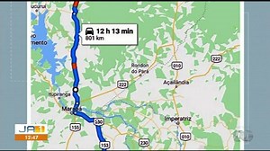 Trecho na BR-010 é interditado por causa da chuva; confira caminhos alternativos