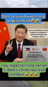 512 reactions · 139 shares | Ayon sa president ng China matalik nyang kaibigan si PRRD kaya binigayan sya ng bridge sa davao #flypシ #flypシviral #dcttoofvideo #followersreels #Corruption #hilights | Alfred O Abalos | Facebook