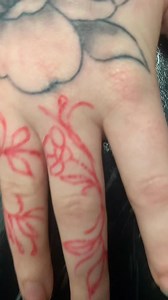 Freehand finger tattoos by kelsey🌸 | Urban Ink Tattoo chester-le-street
