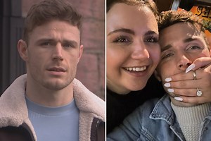 Hollyoaks' Callum Kerr reveals he's engaged to girlfriend with sweet pic of huge diamond ring