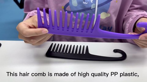 6PCS Large Wide Tooth Comb Rat Tail Comb Set, Shower Combs for Wet or Dry Hair, Premium Hair Brush Combs Detangle Curls, Detangler Comb for Detangling Wigs, Styling Curly Parting Kit for Men and Women