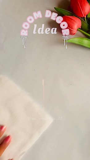 DIY aesthetic room decor with tissue paper 🌷 #roomdecor #aesthetic #decor #decorideas #reel #taniyaart #howto #tissupapercraft | Dinakar Naidu