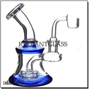 [Hot Item] Two Tone Mini Shower DAB Rig Hookah Glass Water Pipe
