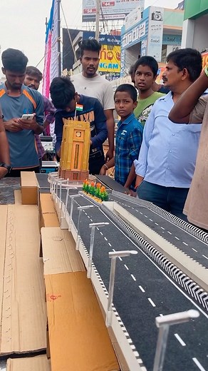 Model Tower Clock Bridge #anantapur #towerclock #bridge #trending #reels | Sivaprasad Thallapalle