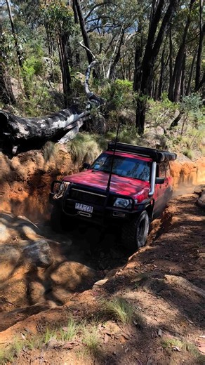 I reason I started making these roof rails was for exactly this. I wanted to be able to tackle hard tracks while still having a rooftoptent and awning setup. The racks have been designed to get the tent as low as possible, remove a heap of weight from having a roofrack aswell as brackets to keep an awnings as low as possible that mount directly to the rails. Plenty more of this sort of content on the way after the patrol has had a makeover. And yes I did put some nice dints in the side of the do