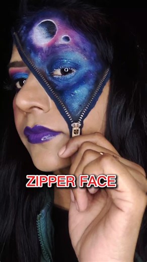 🙋🏻‍♀️CRAZY💁🏻‍♀️•illusion• |• sfx• | •Beauty•|•makeup•|face paint | ZIPPER face makeup tutorial 🎨🖌️ Halloween makeup idea zipper face Creative makeup tutorial Crazy makeup idea #makeup #art... | Instagram