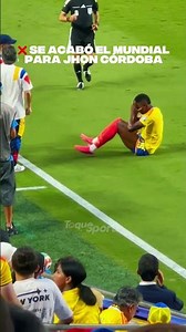 ¡DURA BAJA!❌ Jhon Córdoba se PIERDE lo que RESTA DE LA COPA DEL MUNDO.🤕