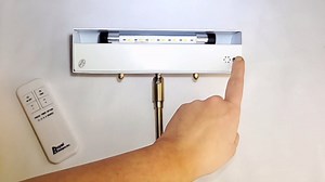 Royal Designs, Inc. Cordless Remote Control LED Picture Light, Dimmable with Timer Function, Oil Rubbed Bronze, 16.75 Inches