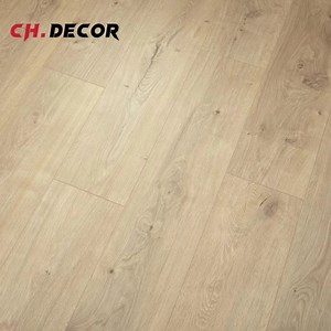 [Hot Item] Premium Walnut V-Grooved HDF Laminate Flooring for Stylish Interiors