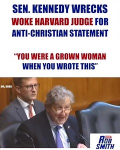 61K views · 2.1K reactions | Senator Kennedy WRECKS Woke Harvard Judge | Rob Smith | Facebook