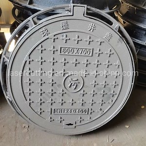 [Hot Item] Round Cast Iron Manhole Cover/Ductile Iron Manhole Cover/Waterproof Manhole Cover
