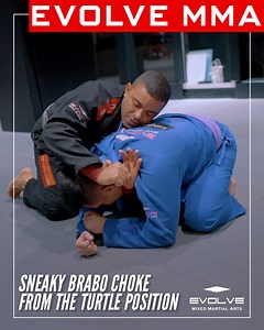 38K views · 279 reactions | Let BJJ Champion Valdir Rodrigues walk you through how to execute a sneaky brabo choke from the turtle position! #BJJ #JiuJitsu #Training #EvolveMMA | Evolve MMA | Facebook