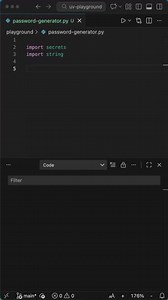 Today I learned to create SECURE passwords in Python #programming #python #coding | Laskenta Technologies Limited