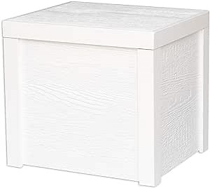 Milk Delivery Box, Outdoor, Weatherproof Both Outside and Inside The Box, Classic Wood, New (White-Color Milkbox)
