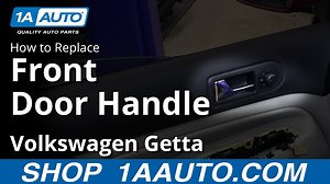 How to Replace Inside Door Handle 2000-05 Volkswagen Jetta