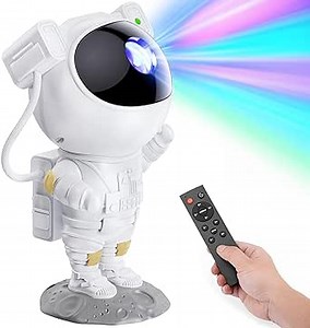 Astronaut Star Projector Galaxy Light with Timer and Remote Control, 360° Adjustable Starry Night Light Projector for Baby/Kids/Adults/Bedroom/Party/Home Decor/Game Room
