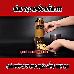 Bình Tạo Nước Kiềm FFE – 1 Phút Có Ngay Nước Kiềm Tươi pH 8–9 💧 Nước kiềm tươi – Bí quyết sống khỏe mỗi ngày Trung hòa axit, hỗ trợ tiêu hóa, tăng cường sức đề kháng. Giúp cơ thể khỏe mạnh, tràn đầy năng lượng. ⚡ Bình tạo nước kiềm FFE – Giải pháp hiện đại 1 phút là có ngay nước kiềm pH 8–9 tươi mát. Nhỏ gọn, tiện lợi: Mang đi làm, tập gym, đi học, du lịch… Tiết kiệm & chủ động: Không lo bảo quản lâu hay tốn tiền mua nước đóng chai. 🎯 Chỉ cần đổ nước vào – Tạo kiềm ngay lập tức! 📩 Nhắn tin ng