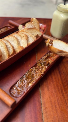 A glimpse of the Sardines Bruschetta 😱 Soon! 🛶 | Lantaw Seafood and Grill