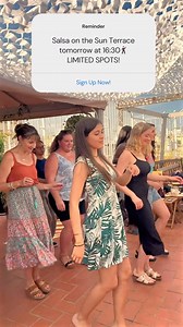 Experience the ultimate salsa dance party on our rooftop terrace! Join us for a couple hours of Latin beats, dazzling views, and infectious energy. 🕺🏻 . . Whether you’re a seasoned dancer or a beginner, this event is the perfect opportunity to groove. Don’t miss out on the fun – mark your calendars and join us for an unforgettable evening of salsa! 💃🏻 Limited spots available. Subscribe now on the website or reserve your spot at the reception!😍 | Camino Barcelona Spanish Language School