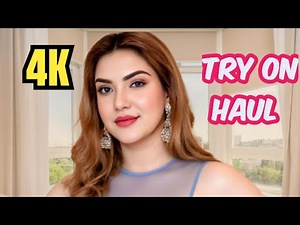 4k Transparent Try On Haul | See Everything Micro Bikini 2025