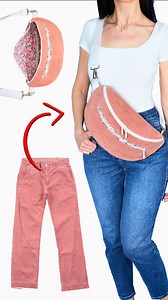 DIY Sling Bag from Old Jeans easily Miarti👜✂️ | Miarti - Wiederverwendung